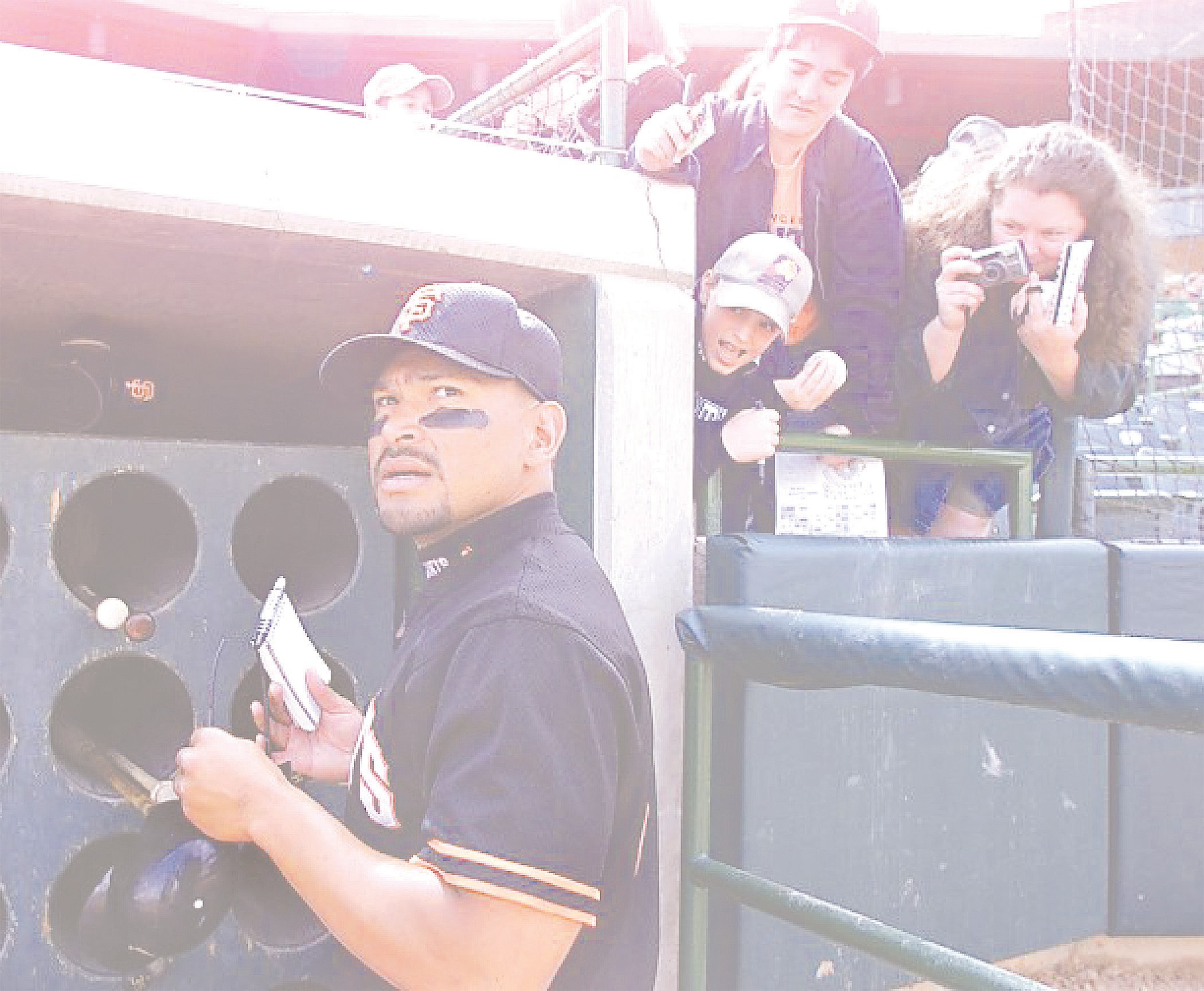 Marvin Benard of the San Francisco Giants before a 1999 Major